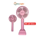 KINNTOR KT-8038 Rechargeable Handheld Fan with Mobile Stand