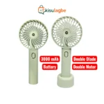 DP-7651 Double Motor Handheld Rechargeable Fan