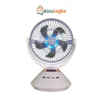 Jysuper 2570 Rechargeable Table Fan with 7200mAh Battery & RGB Light