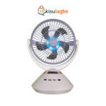 Jysuper 2570 Rechargeable Table Fan with 7200mAh Battery & RGB Light